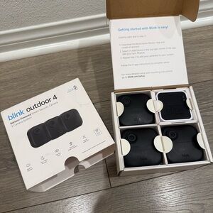 Blink Outdoor 4 Wireless Security Camera - Black (3-Camera System)